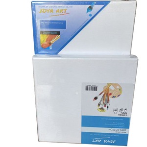 Precio barato al por mayor 100% algodón pintura lienzo estirado para pintar - Product Image 4