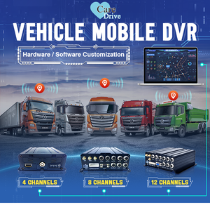 Alwaycare 12 Channels 4G GPS WiFi Free Platform 1080P H.265 360 Dash Cam Car Black Box Driving Recorder Mobile DVR - Product Image 3