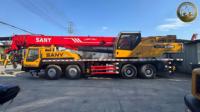 Grúa Sany STC500 Usada de Alta Calidad, 50T, Motor Original, Pluma de 5 Secciones, Grúa sobre Camión para Elevación en Puertos y Construcción de Puentes