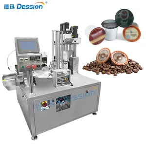 Aluminum K Cup Automatic Spiral Machine Fill Pod Filling Ground Coffee Powder Pack Machine