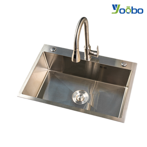 <span class=keywords><strong>Lavello</strong></span> in Acciaio Inox 304 Spazzolato Direttamente dalla Fabbrica, Rivestimento Interno 0,5-1,5mm, Pannello 2-5mm, <span class=keywords><strong>Dimensioni</strong></span> Personalizzabili - Product Image 1