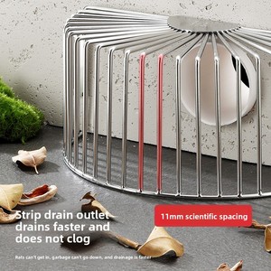 Protector de Drenaje de Acero Inoxidable 304 WELAND - <span class=keywords><strong>Bloqueador</strong></span> de Ratones, Hojas y Pájaros para Tuberías - Product Image 2