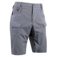 Shorts cargo tactiques IX7 pour homme, 100% polyester, imperméables, pour le cyclisme, le travail et les activités de plein air, été