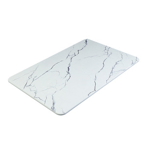 Tapete de Baño Absorbente de Pulpa de Madera Virgen Lisa de 60-39 cm, Tapete de Baño Personalizado con Impresión UV de Diatomita para Secar Platos - Product Image 2