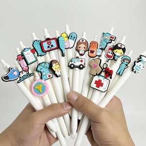 Stylo en plastique avec logo de dessin animé sportif 1,0 mm – Cadeau pour étudiants en médecine, infirmières, médecins, personnel de soins aux nouveau-nés (CNA), personnel de soins intensifs néonatals (NICU) – Fournitures pour hôpitaux et cliniques - Product Image 1