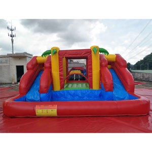 Đẹp Đầy Màu Sắc Sân Sau Nước <span class=keywords><strong>Slide</strong></span> <span class=keywords><strong>Inflatable</strong></span> Nước Slides Để Bán - Product Image 2