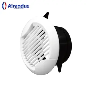 暖通空调系统空调排气装饰白色天花板扩散器圆形塑料空气格栅通风口