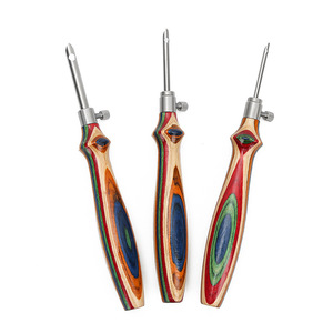 Juego de Agujas Rusas de 3 Puntas Engrosadas Hechas a Mano <span class=keywords><strong>para</strong></span> Bordado en Madera y Metal (Estilo Minimalista) Modelo - Product Image 1