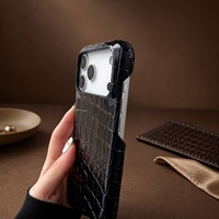 Coques de téléphone de luxe antichoc de couleur unie pour iPhones