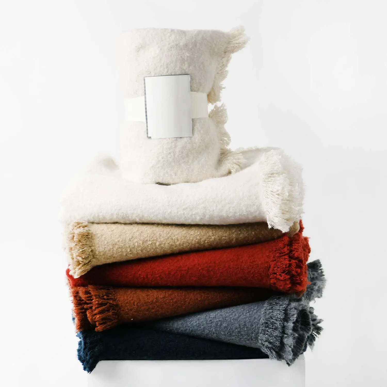 Fabricants de Textiles de maison en cachemire personnalisé Super doux autre couverture de lit canapé Boucle duveteux épais tricoté jeté en tricot pour l'hiver