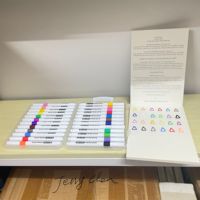 Lot de feutres acryliques Bonvada, 12, 24, 36, 48 couleurs, logo personnalisé, pointe feutre pour dessin d'enfants, fournitures artistiques certifiées EN71-3