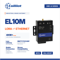 Passerelle LORA vers Ethernet pour appareil IoT, module sans fil bidirectionnel haute vitesse, montage mural, Coiliiot EL10M, boîtier métallique