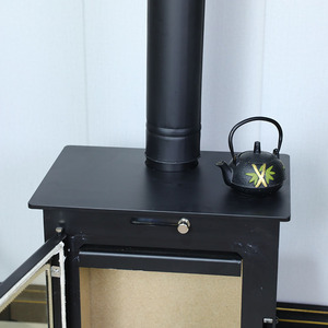 Cheminée à <span class=keywords><strong>bois</strong></span> à économie d'énergie directe d'usine Poêle en acier Conception moderne autoportante pour inserts d'hôtel et de villa - Product Image 3