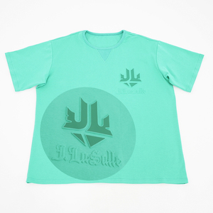 Camiseta Unisex 100% Algodón, Tejido con Relieve, Transpirable, Cuello Redondo, Logotipo Frontal, Estampado Informal, Corte Holgado, Largo Regular - Product Image 1