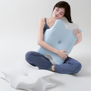 Maidishi WJ-2140 mới bảo vệ cổ không áp lực mật độ cao Bộ nhớ bông chậm phục hồi không gian bộ nhớ bọt gối - Product Image 4