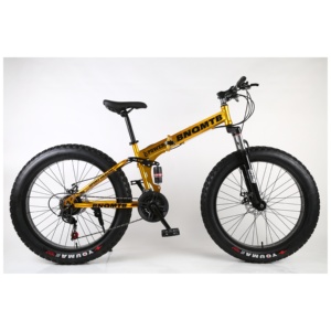 Vélo de montagne pliable de 26 pouces, 21 vitesses, pneus larges, Bicicleta Plegable, vente en gros, fourniture d'usine - Product Image 5