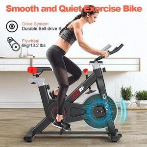 Bicicleta estática de ciclismo indoor CIAPO 809 con resistencia magnética de volante para ejercicio en casa - Product Image 2