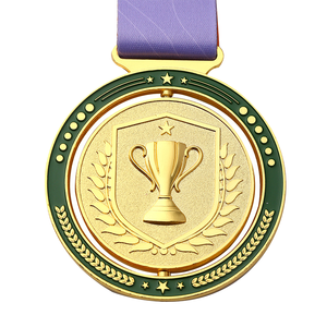 Medallas Metálicas 3D de Lujo Personalizadas de Alta Calidad, Chapadas en Aleación de Zinc, Insignias Reflectantes, Forma Personalizada, Tiempo de Entrega de Muestra de 7 Días - Product Image 2