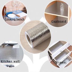 ORON DECO Custom 3D carta da parati autoadesiva <span class=keywords><strong>per</strong></span> <span class=keywords><strong>mobili</strong></span> in alluminio da cucina adesivo da parete Peel and Stick impermeabile carta da parete - Product Image 4