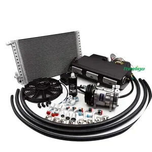 Kit Perbaikan Bawah Dasbor Universal Bus 12V/24V, Ac Otomatis, Unit Kompresor Evaporator Udara Rv