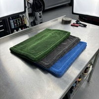 Serviettes de séchage en microfibre super absorbantes pour le lavage et l'entretien des voitures, personnalisables, pour le detailing automobile