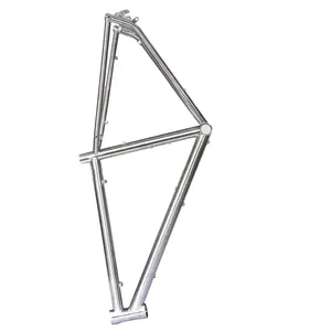 Rangka sepeda gunung bahan Aloi titanium, rangka sepeda bahan Aloi titanium gr9 ringan untuk bersepeda gunung