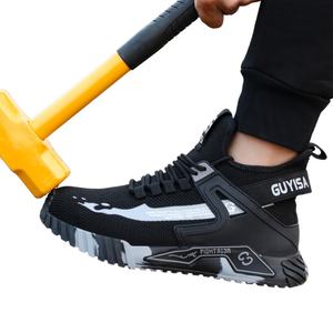 Zapatos de Seguridad con Punta de Acero para Hombre, Botas de Trabajo Impermeables con Protección Anti-Impactos, Botas de Senderismo Industriales Ligeras, Protección para los Pies - Product Image 2