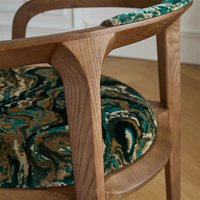 Chaise de salle à manger contemporaine sans accoudoirs en cuir PU, finition peinture ouverte, mousse haute densité, couleur personnalisable, pour salon, appartement, hôtel