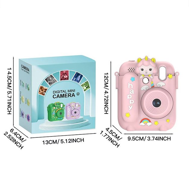 Z700A Retro Printing Camera - Student Digital Dual-Camera Children's Toy Gift - School One-time Thermal Sensitive Camera NEW