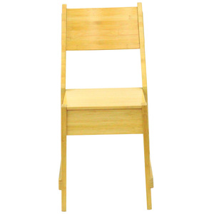Chinese-style backrest chair, small wooden chair, <b>bamboo</b> dining table chair, household chair with square <b>stool</b>, non-solid wood - Product Image 2