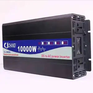 Dc Naar Ac Converter 12V 24V Naar 220V 230V Boost Vermogensomvormer Pure Sinus Omvormer 10Kwoem