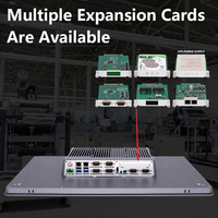 Computadora Industrial Resistente Todo en Uno con Pantalla Táctil y Múltiples Puertos LAN para Automatización de Almacenes e Inspección Visual