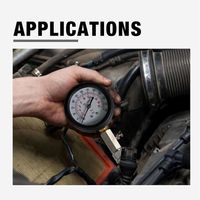 WZAUTO Jauge de pression de cylindre multifonction Kit de testeur de compression de moteur Jauge de pression de cylindre Testeur de compression de moteur de voiture