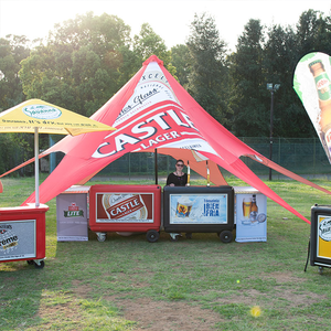 Carpa Arqueada Personalizada con Forma <span class=keywords><strong>de</strong></span> <span class=keywords><strong>Estrella</strong></span>, Carpa Araña Personalizada con Una o Dos Cúpulas - Product Image 5