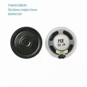 Excellent Sound 27mm 150ohm 0.1watt Micro Acoustic Speaker Component Internal Speaker For Toy Or Headphone