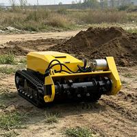 Cortadora de Césped Robótica con Control Remoto, Motor sin Escobillas Euro V EPA, Respuesta Rápida de 50ms, Alta y Baja Velocidad, Elevación Remota, para Pendientes Pronunciadas