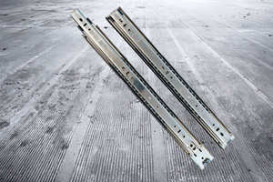 Pista de rodamiento de bolas de extensión completa de acero inoxidable 304, Tobogán de cajón ligero de desconexión rápida para cocina de equipos industriales - Product Image 3