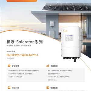 อินเวอร์เตอร์ไฮบริด Ginlong Solis 8-15KW ระบบกักเก็บพลังงานแสงอาทิตย์สามเฟส - Product Image 2