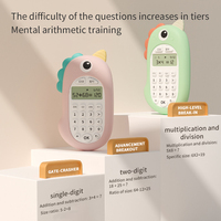 Enfants éducation calcul mathématique formation jouet arithmétique mentale jeu dessin animé licorne coque en silicone mathématiques apprentissage Machine