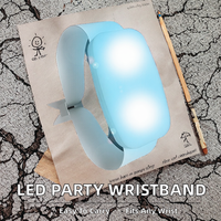 Bracelet LED Lumineux Réglable avec Télécommande DMX – Prix Usine – Idéal pour Événements Extérieurs, Fêtes et Festivals