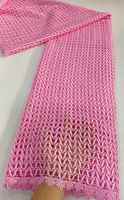 2025 dentelle de tulle française de haute qualité pour tissu de robe et tissu de maille de perle durable