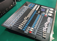 Console de contrôle d'éclairage DMX512 1024 canaux et de contrôle de machine à fumée avec entrée/sortie AC 100-240V