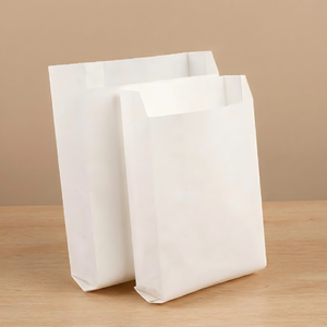 Bolsas de Papel Kraft de Grado Alimenticio, Resistentes a la Grasa, Desechables, para Papas Fritas, Sándwiches, Comida Callejera, Bolsas de Empaque para Llevar - Product Image 4