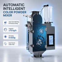 Machine de mélange automatique de pigments à haut rendement 70 kg/h, doseur de poudre de couleur plastique de précision pour l'approvisionnement des usines d'injection