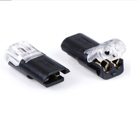 Connecteur électrique rapide pour éclairage LED XC-JXD-D2 18-22AWG 2 broches non pelable et dénudé