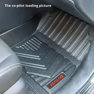 Alfombrillas de Goma TPE para Coche <span class=keywords><strong>RAV4</strong></span> 2023, Juego Completo de Lujo, Impermeables, de 4 mm de Grosor, Alfombrilla Especial para <span class=keywords><strong>Maletero</strong></span> Coolcars <span class=keywords><strong>RAV4</strong></span> - Product Image 4