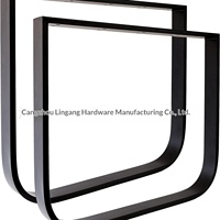 Support de table en acier au carbone en forme de Z, étagère de cuisine, support d'assaisonnement, support de bureau, pied de comptoir de bar épaissi sur mesure