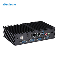 Mini PC Industrial sin Ventilador Core I5, Doble LAN, 2 HD, 6 Puertos COM, Placa Base Mini ITX, Mini PC de Escritorio X86