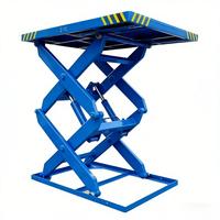 Table élévatrice à ciseaux électrique, capacité de charge de 2000 kg, élévateur à ciseaux hydraulique stationnaire pour le levage de marchandises