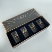 Maßgeschneiderte Stark Duftende Großhandels-Natursojawachs Private Label Luxus-Duftkerzen Geschenkset Glaskerze Mit Geschenkbox